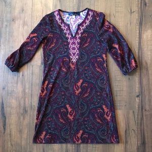 Paisley Shift Dress